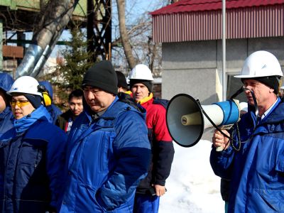 Работники ТОО «Усть-Каменогорская ТЭЦ» успешно провели ежеквартальную сейсмотренировку