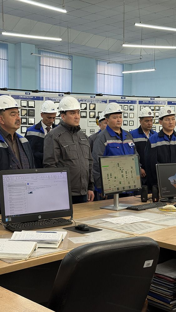 Министр энергетики РК Ерлан Аккенженов посетил Усть-Каменогорскую ТЭЦ