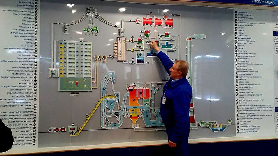 На Усть-Каменогорской ТЭЦ состоялась экскурсия для школьников