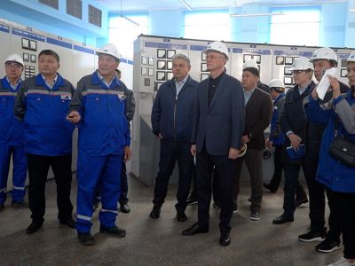 Первый заместитель премьер-министра Республики Казахстан Роман Скляр посетил Усть-Каменогорскую ТЭЦ