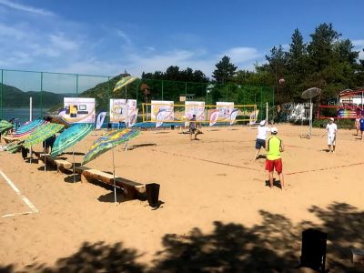 Волейбольная команда Усть-Каменогорской ТЭЦ заняла второе место в турнире по пляжному волейболу