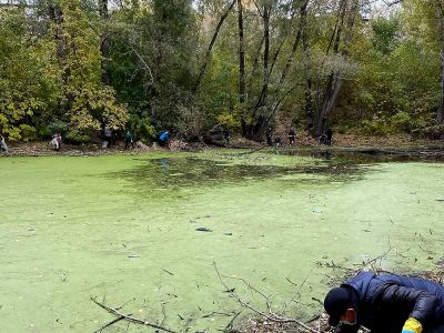 Работники Усть-Каменогорской ТЭЦ приняли участие в очистке реки Комендантка