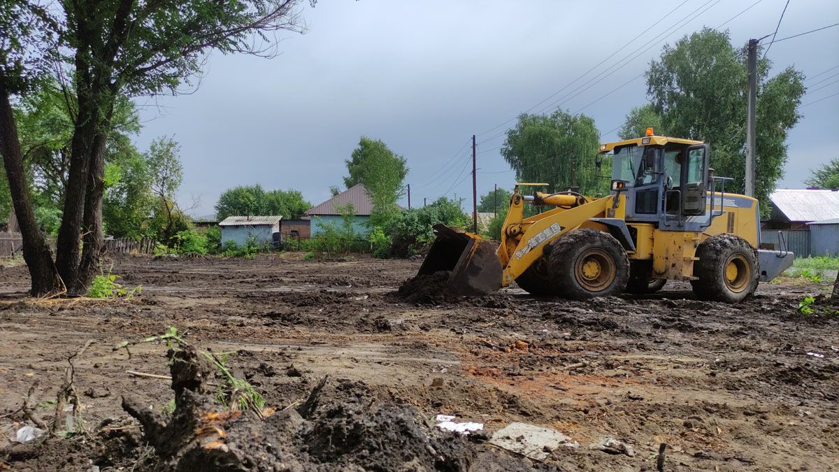 В Степном появилась волейбольная площадка для детей