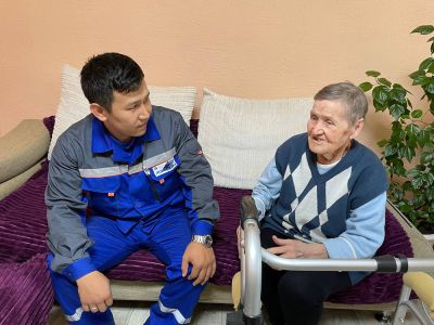 Усть-Каменогорская ТЭЦ оказала благотворительную помощь домам престарелых