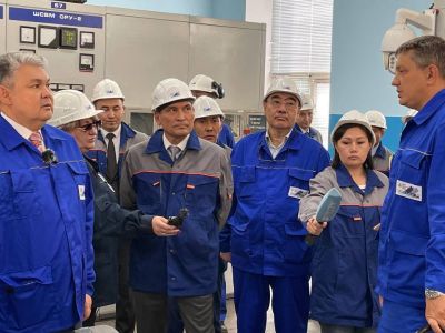 Аким Восточно-казахстанской области Ермек Кошербаев посетил Усть-Каменогорскую ТЭЦ