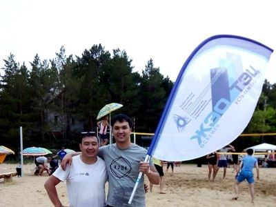 Волейбольная команда Усть-Каменогорской ТЭЦ заняла второе место в турнире по пляжному волейболу